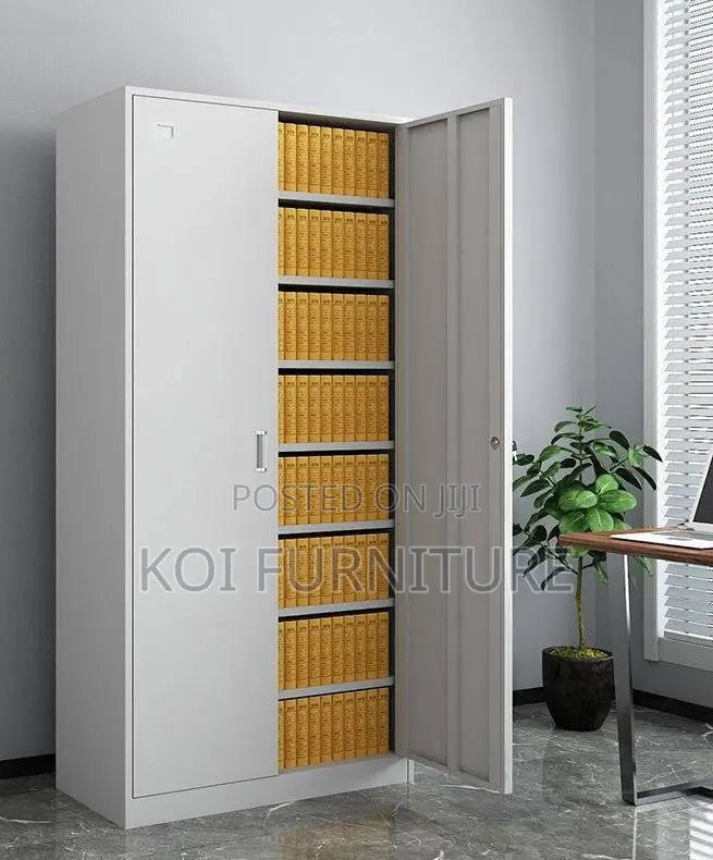 Office Cabinet : Two-Door Filing Steel Wardrobe Cabinet