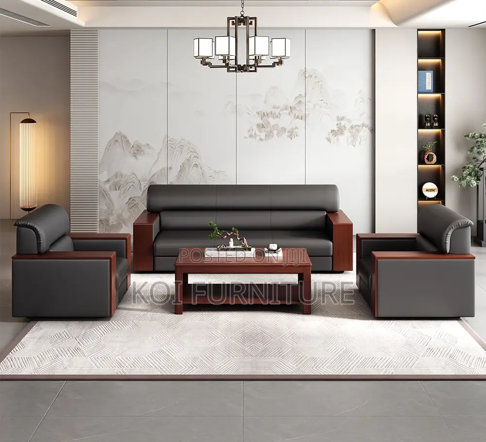 Office Sofa : 5-Seater Executive Guest Office Sofa Set