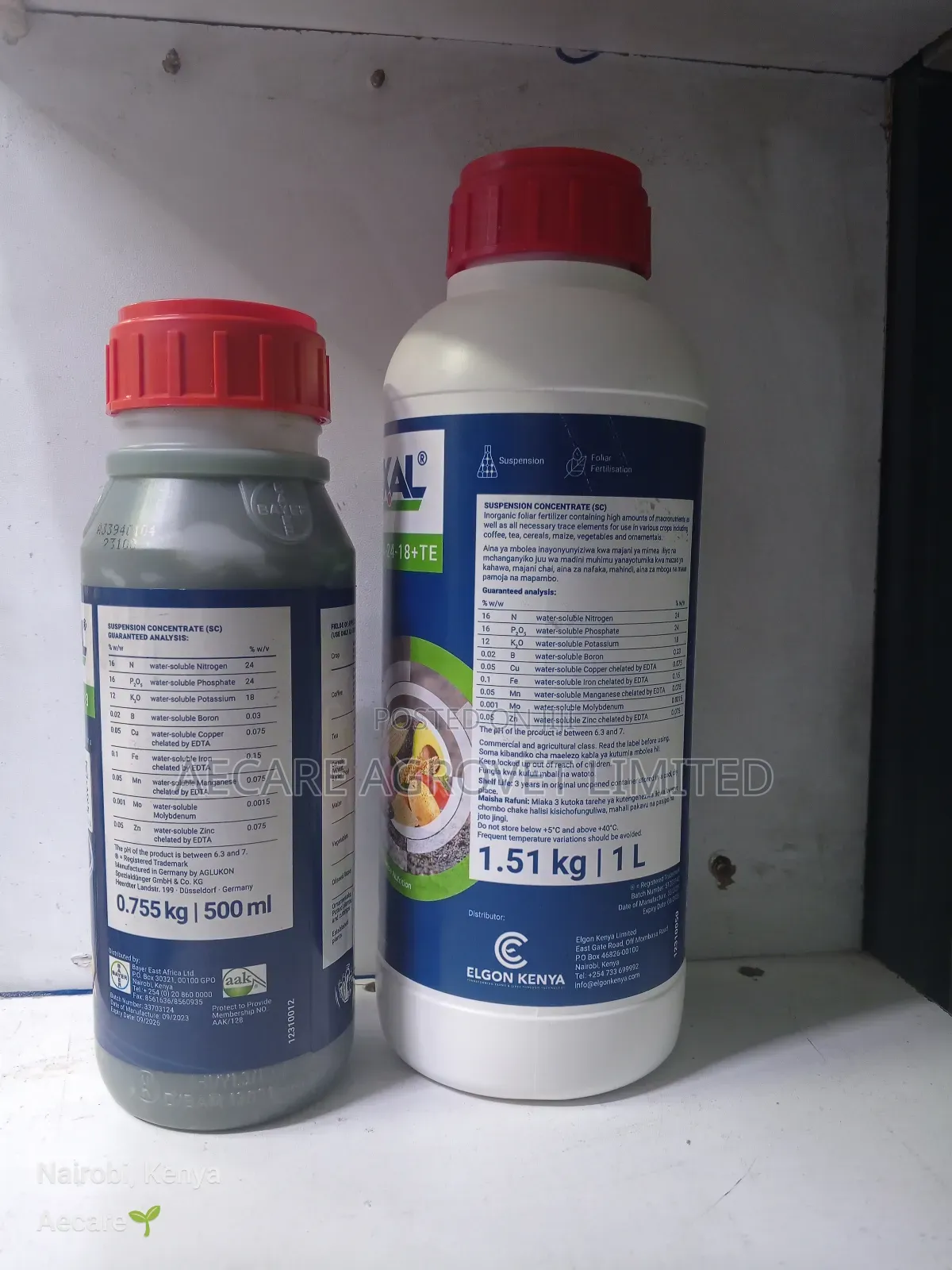Wuxal Macromix Foliar Fertilizer 24-24-18 + Te