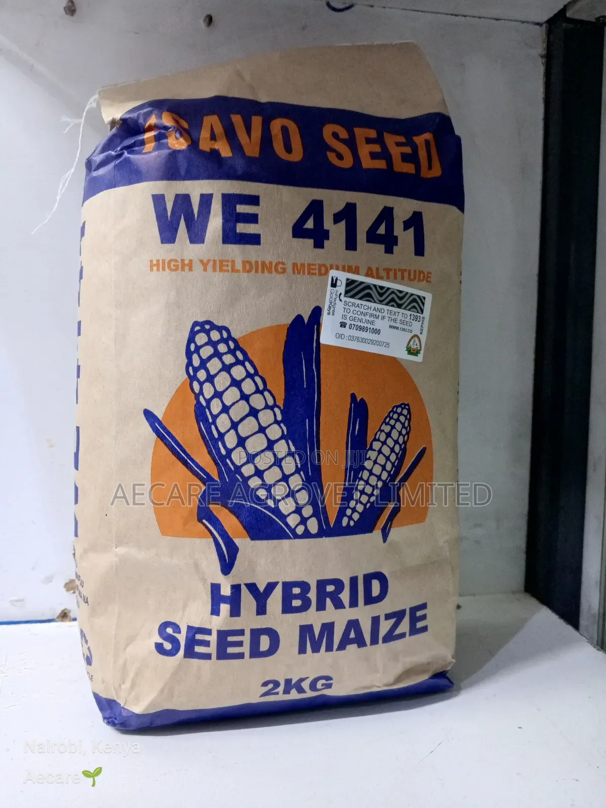 Maize Tsavo Seeds 4141 . 2kgs