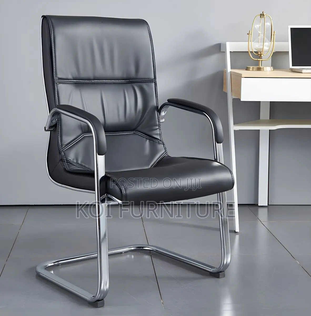 Office Chair :Executive Visitor Office With Nylon Aluminium Cantilever