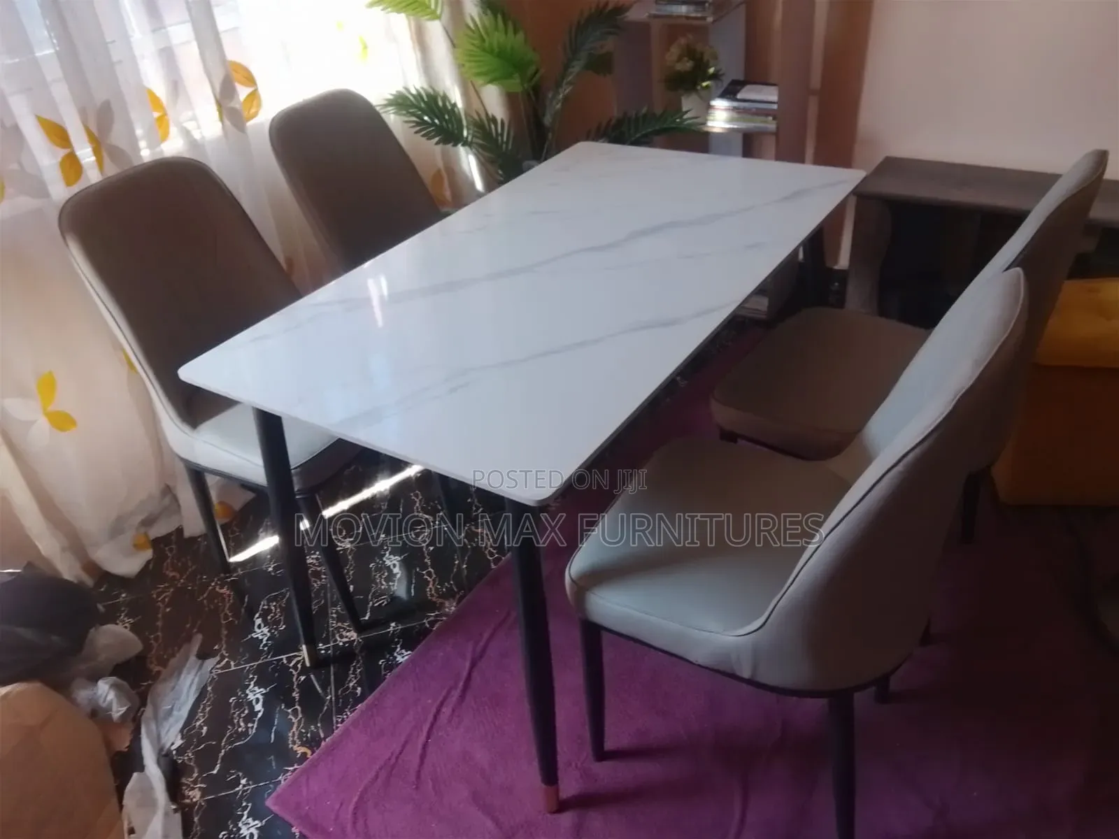 Dinning Marble Grey Set