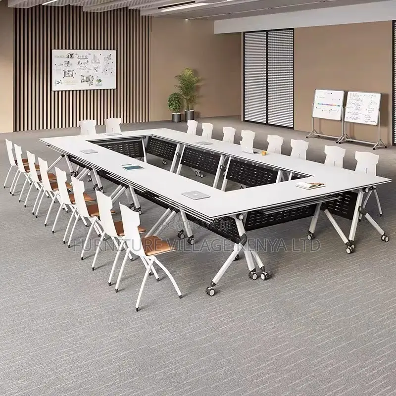 Foldable Table; White Foldable Office /Training Table
