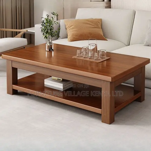 Coffee Table; Executive 120cm Mahogany Office Coffee Table