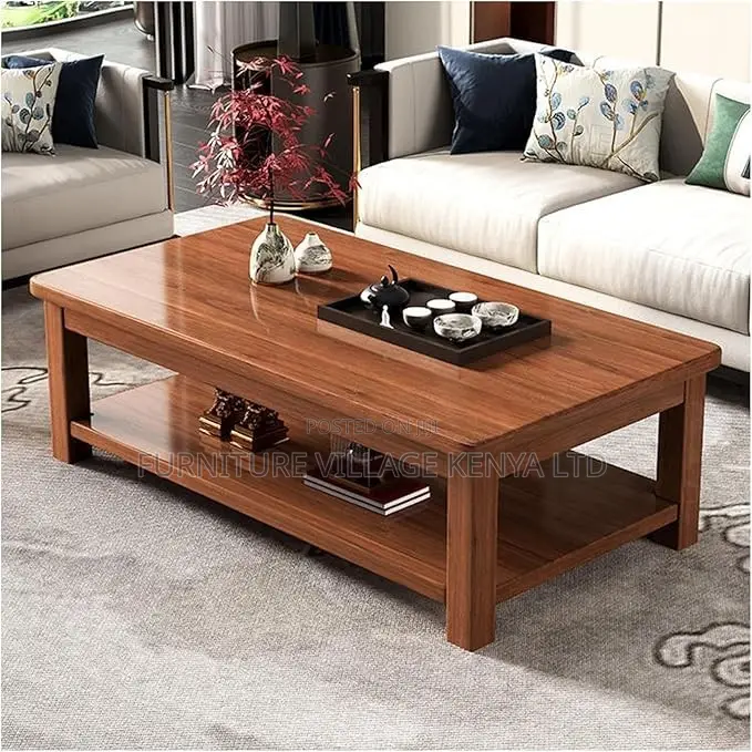Coffee Table; Executive 120cm Mahogany Office Coffee Table