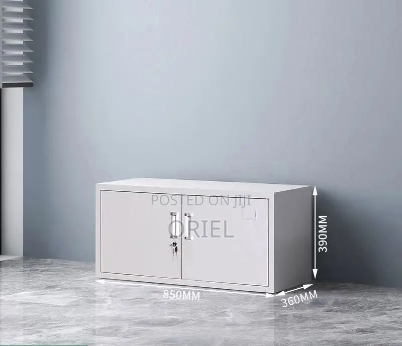 Office Cabinets: Heavy-Duty Steel Office Cabinet With 2 Lockers