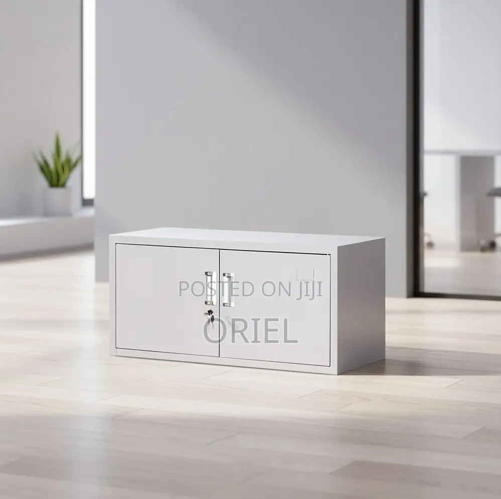 Office Cabinets: Heavy-Duty Steel Office Cabinet With 2 Lockers