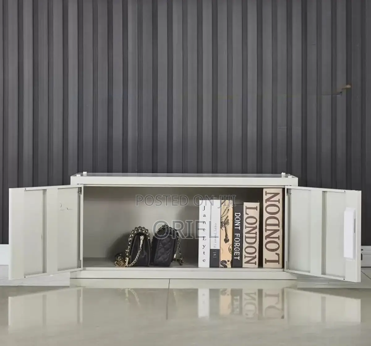 Office Cabinets: Heavy-Duty Steel Office Cabinet With 2 Lockers
