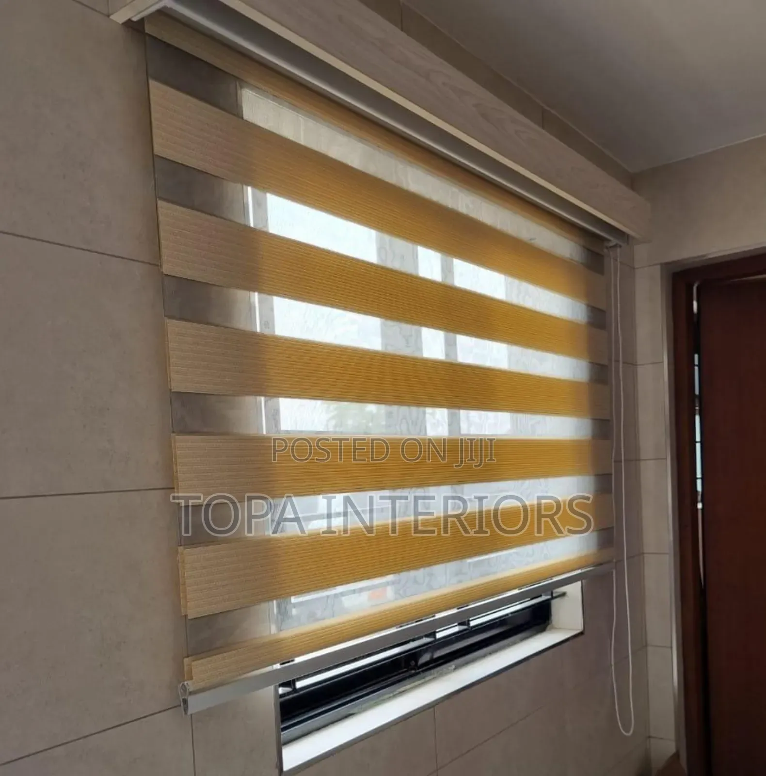 Zebra Roller Blinds Horizontal Design Office Window Blinds