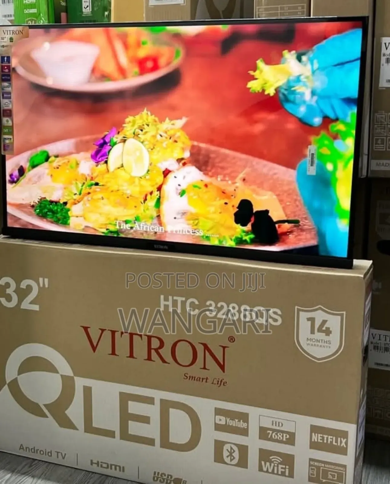 Wifi Enabled Qled Vitron 32 Inch Smart Tv
