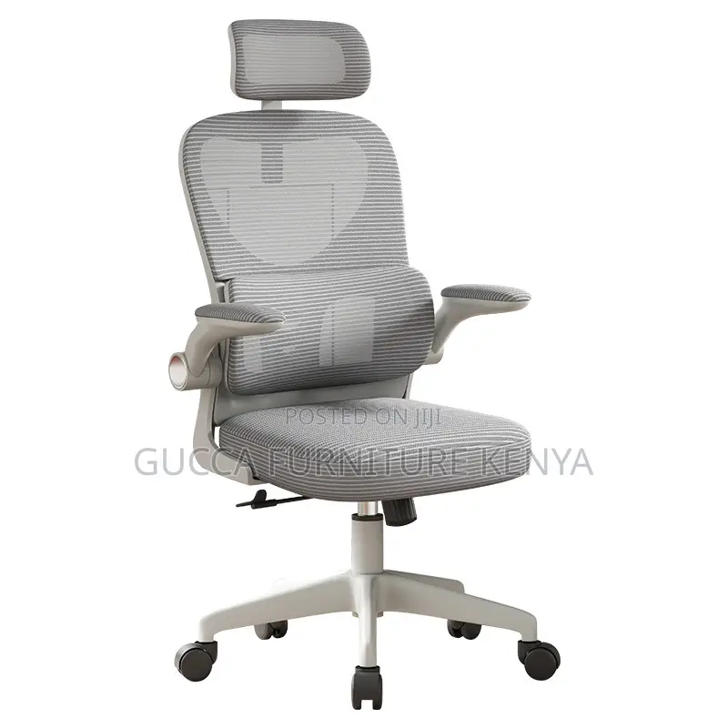 White Ergonomic Mesh High-back Office Chair