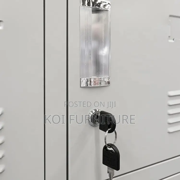 Office Cabinet; 12 Lockers Grey Office Filing Cabinet