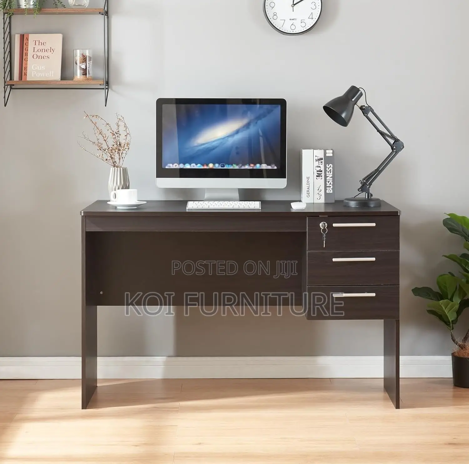 Office Table: 1m Minimalist Home Office Desk For Study