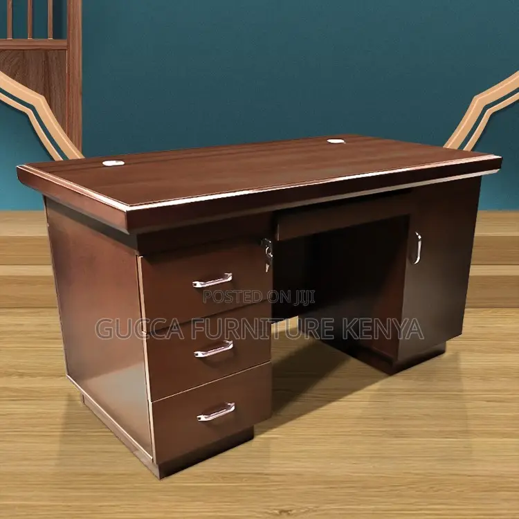 1.2 Meters Executive Mahogany Office Desk