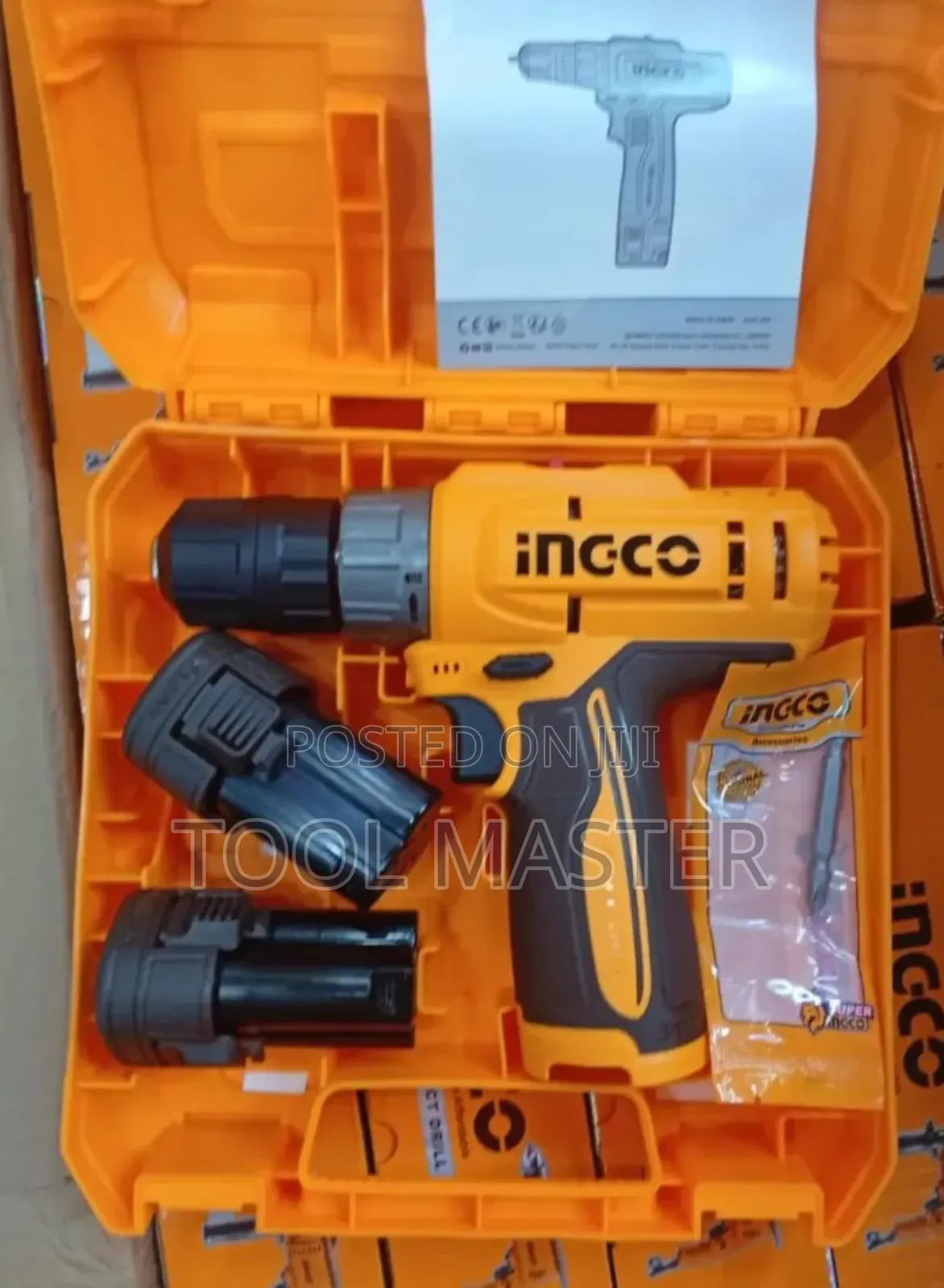 12v Ingco Cordless Drill /12v Rechargeable Ingco Drill