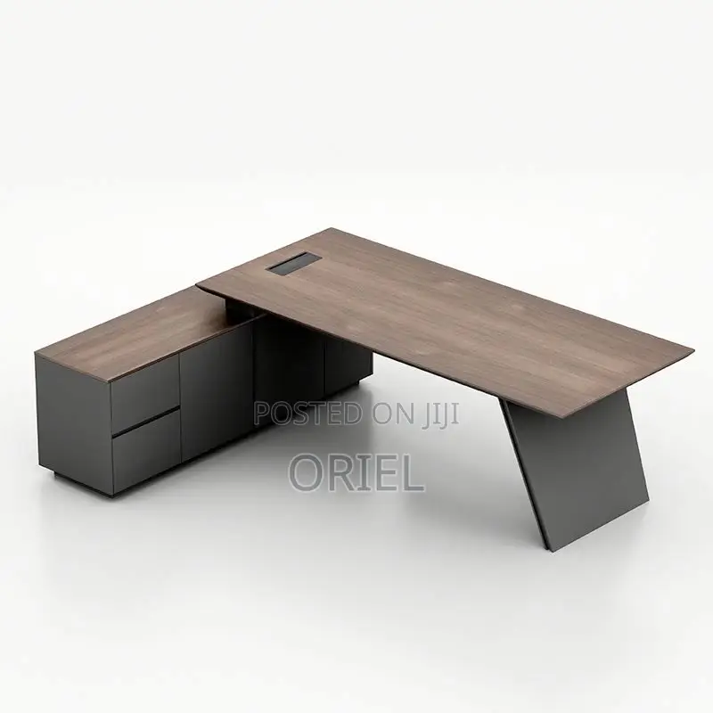 Office Desk : 1.6 M L-Type Executive Office Desk