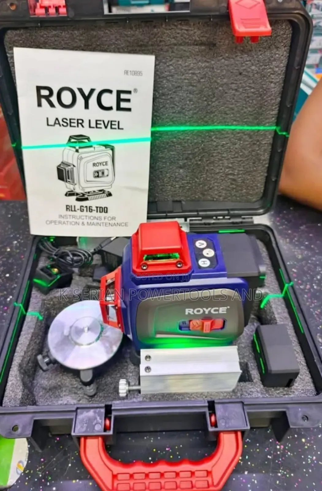 Professional 360° Royce Laser Level With Stand/16lines Laser Level
