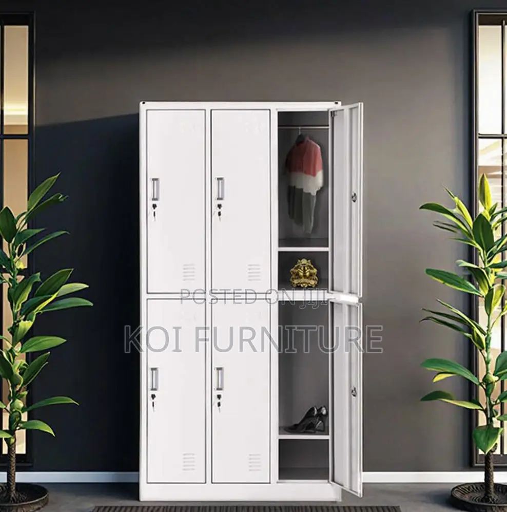Office Cabinet : 6-Locker Steel Filing Cabinet