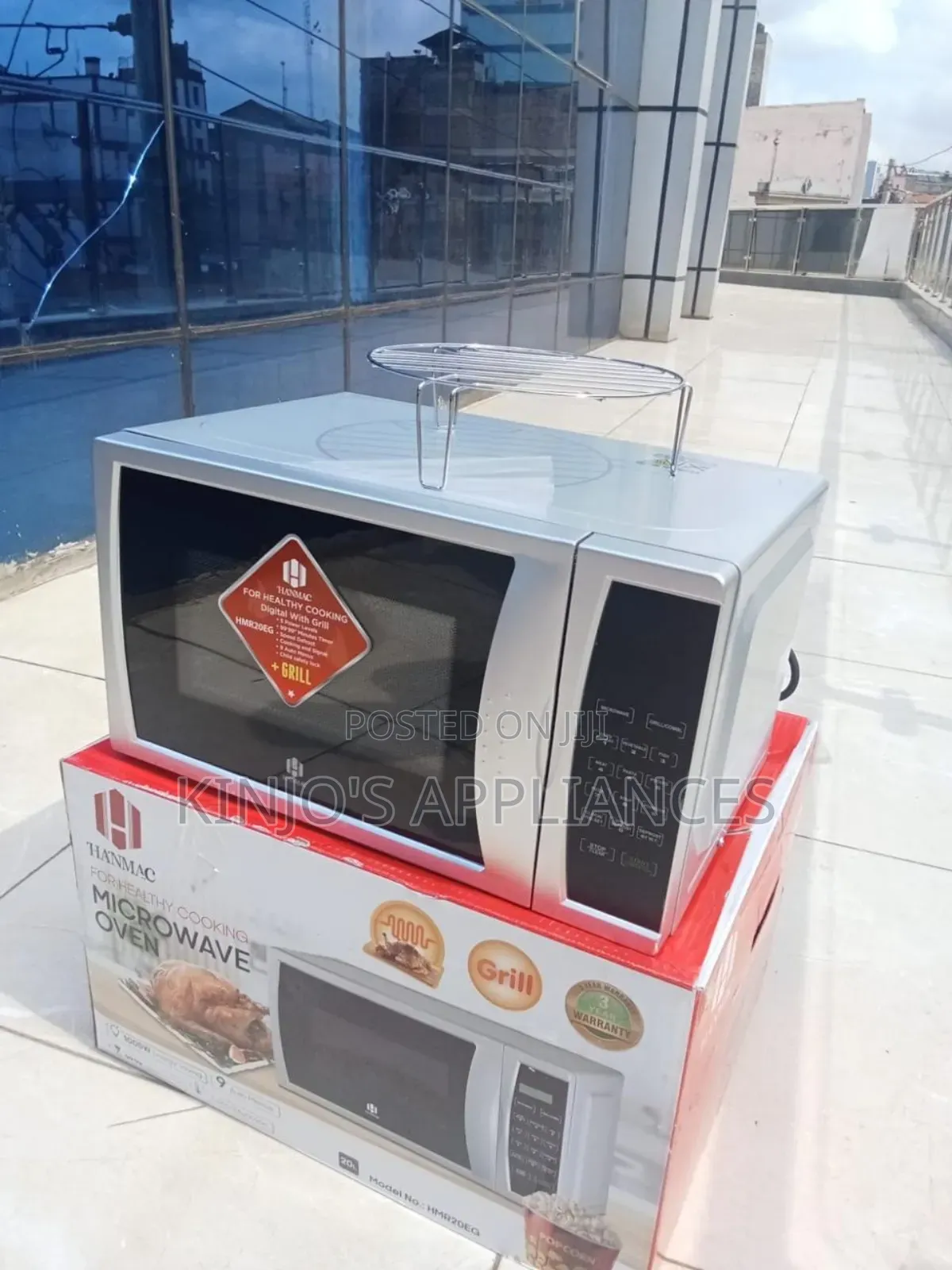 Hanmac 20litres Digital Microwave With Grill Hmr20eg