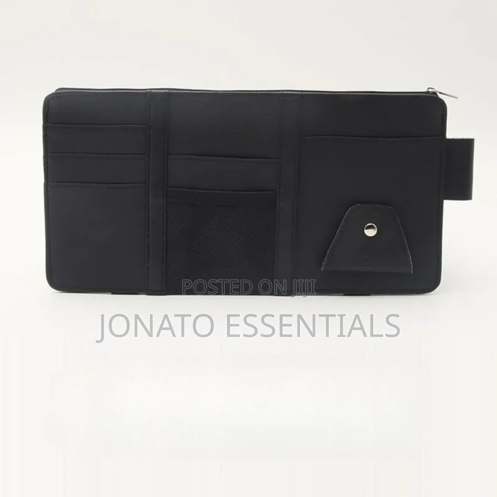 Universal Car Sun Visor Organizer Bag Pockets - Leather Card Holder