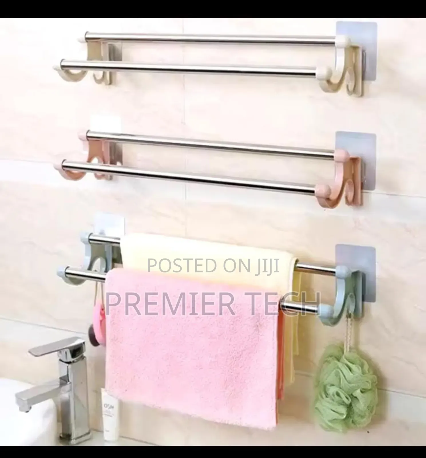 *Double Pole Towel Holder