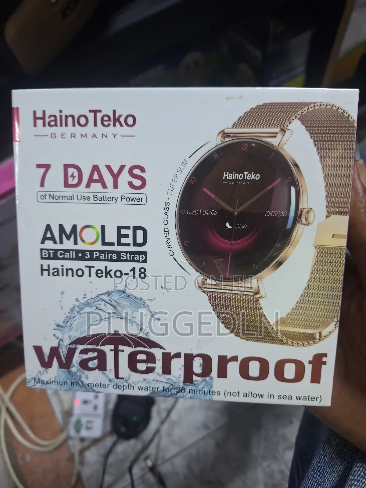 Hainoteko-18 Amoled Smart Watch 