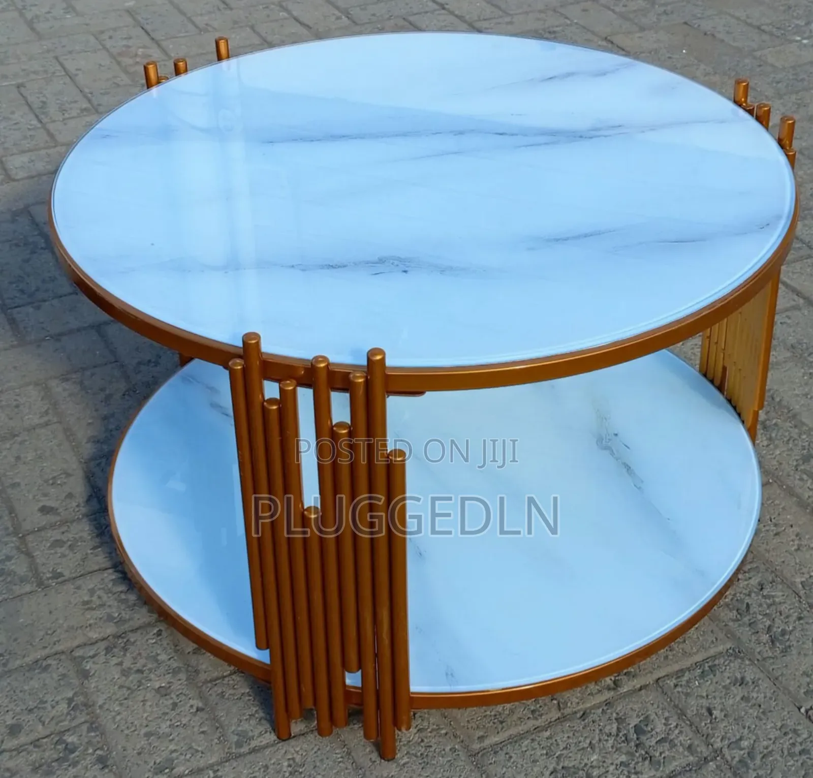 Marble Coffee Table White/Black