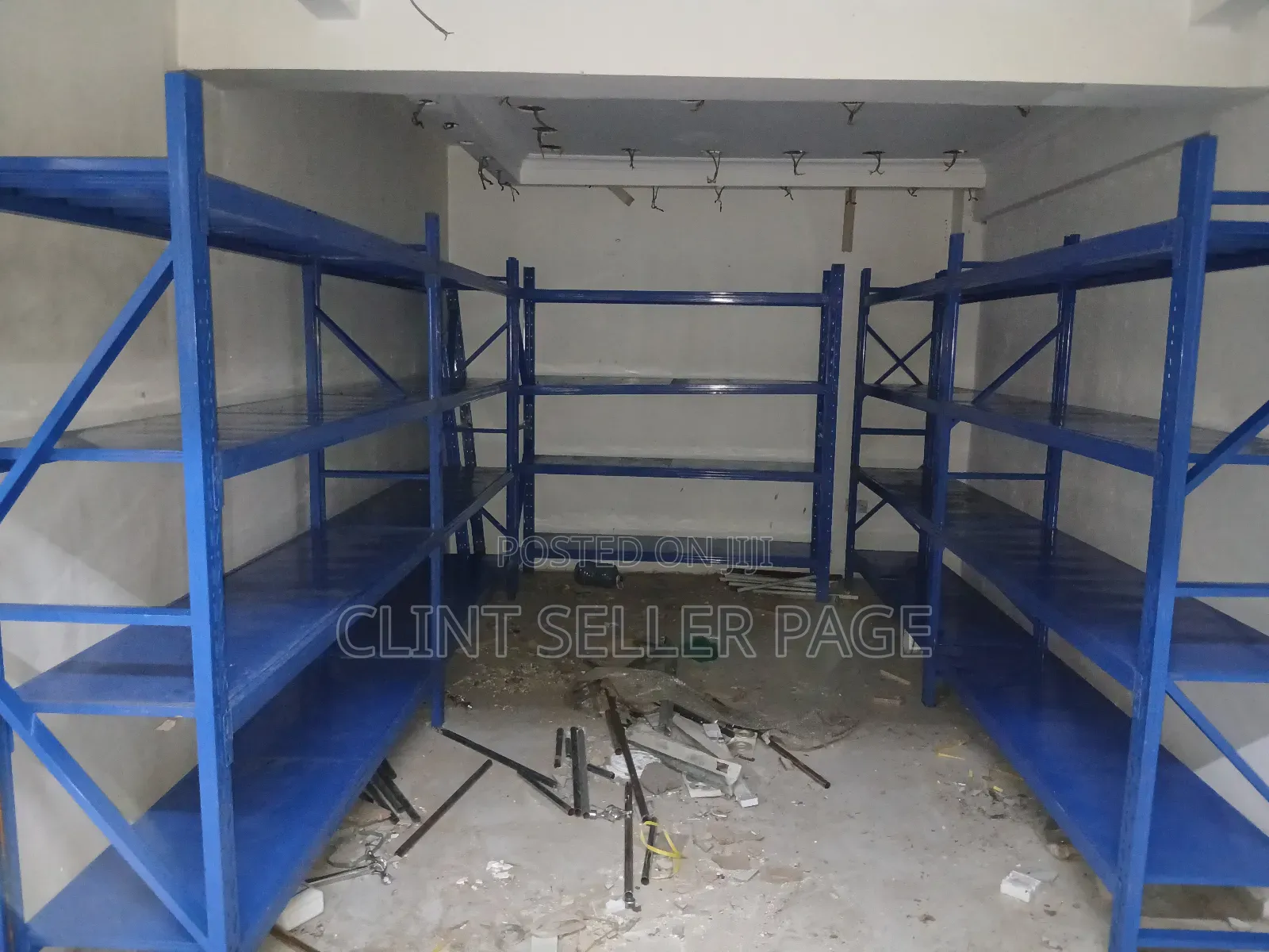 Blue Industrial Shelving / Industrial Shelves