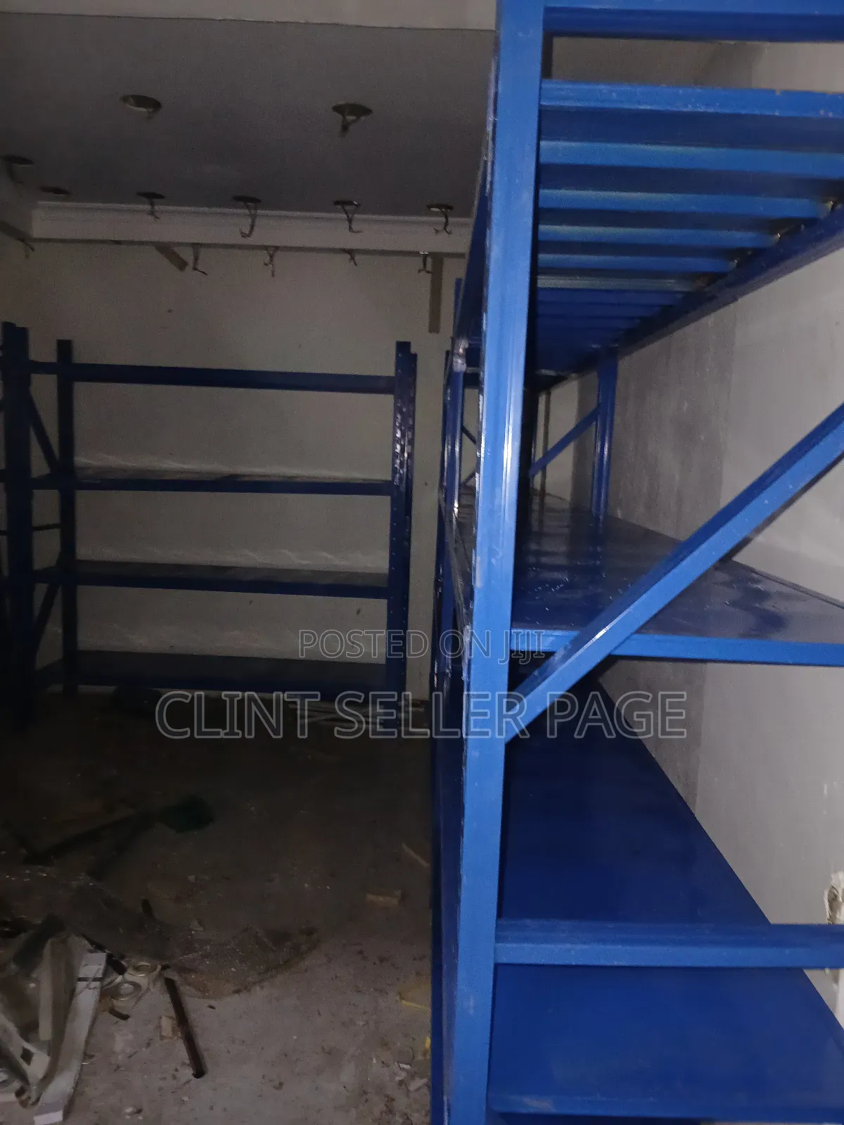 Blue Industrial Shelving / Industrial Shelves