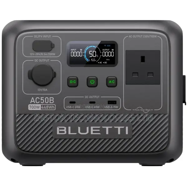 Bluetti Ac50b Portable Power Station 448wh 700w
