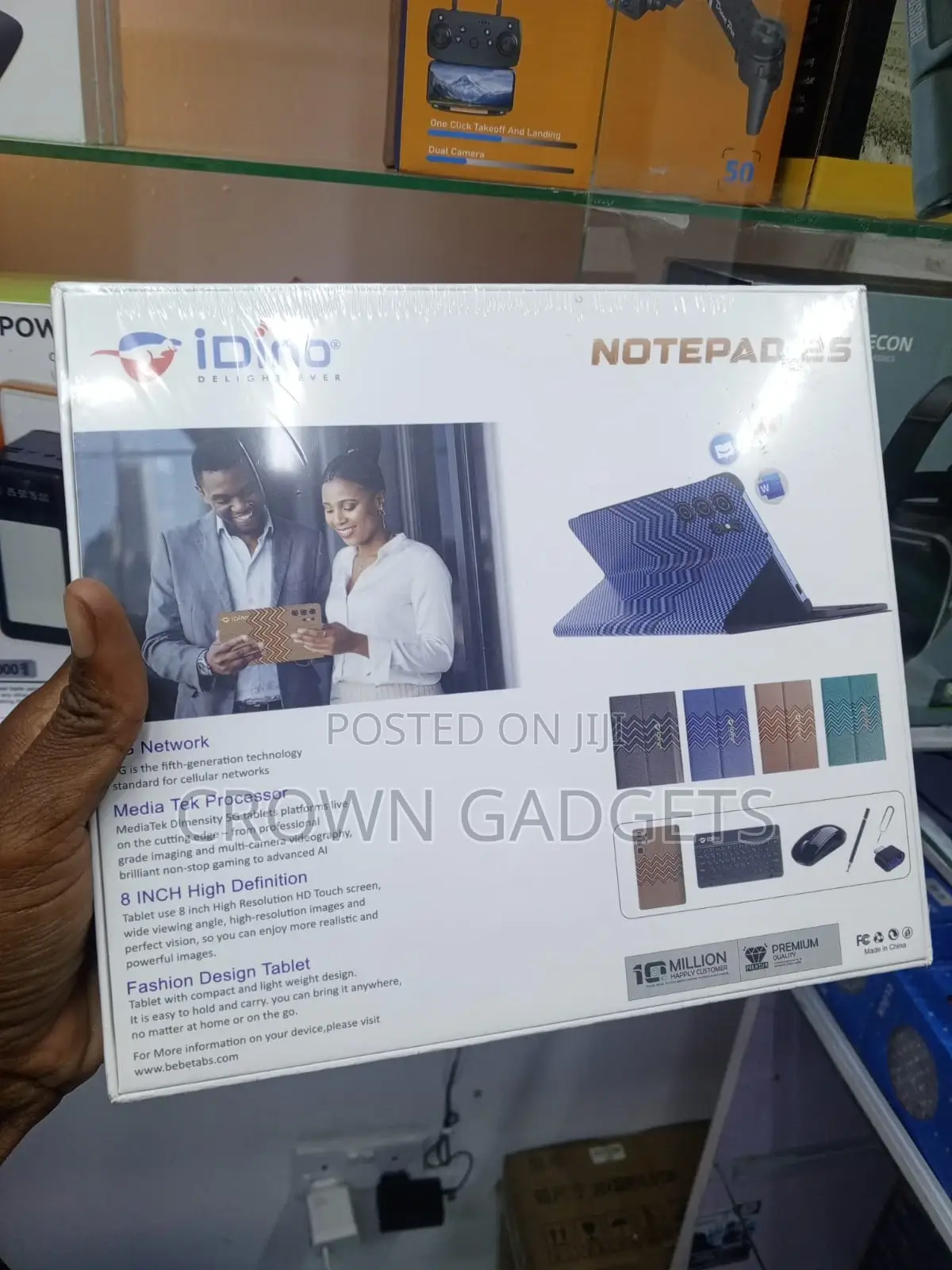 Idino Notepad 25 Tablet 8gb Ram 512gb 5g 8-Inch Hd