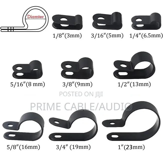 16mm R-Type Cable Clamp (Cable Clip)