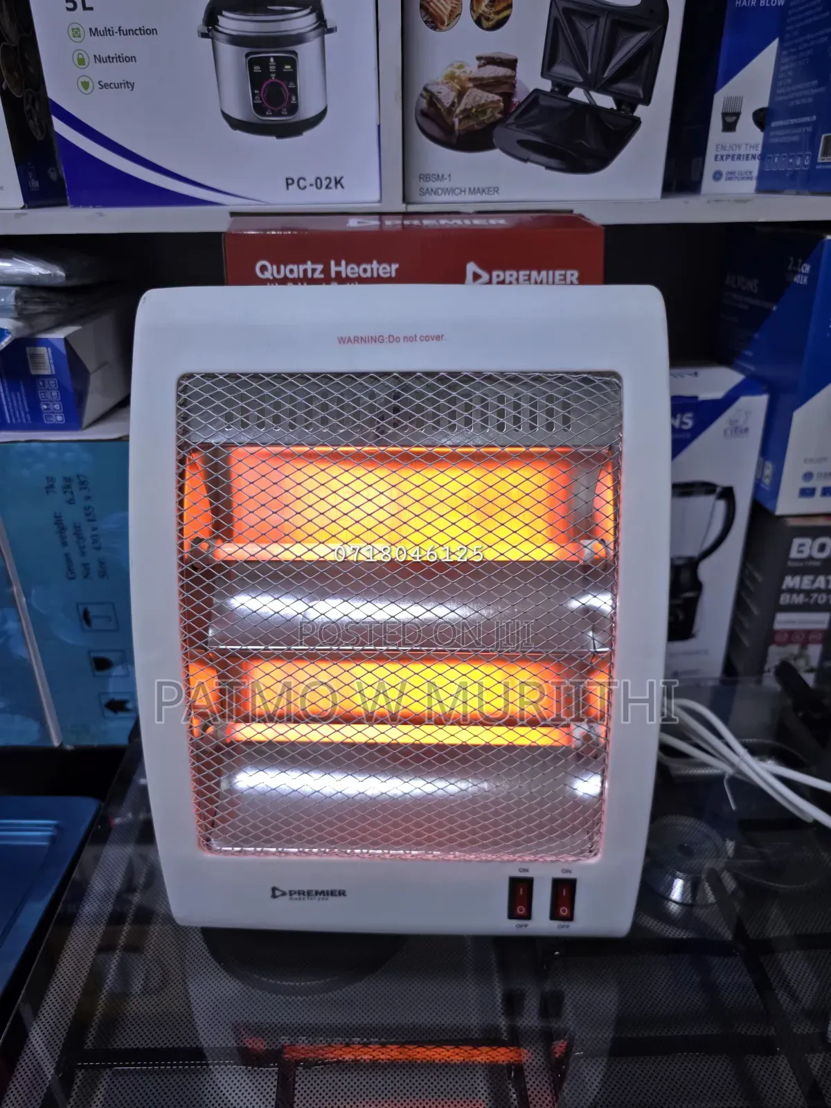 Premier Room Heater 800w/Space Heater