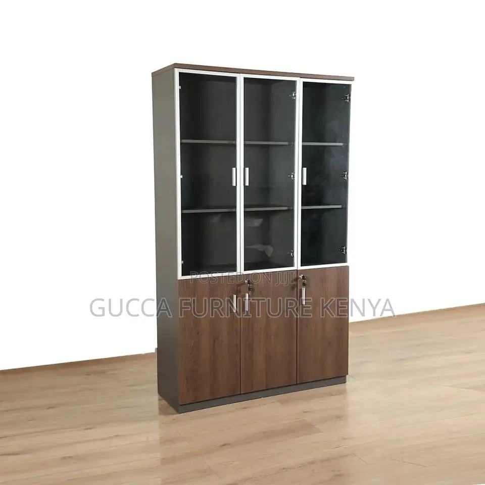 3-door's Wooden Office Filling Cabinet