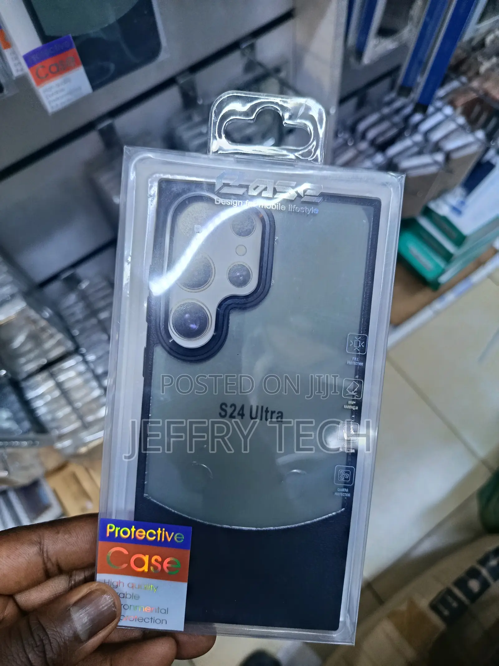 Oumida 2 in 1 Matte Samsung Galaxy S24 Ultra Translucent Case