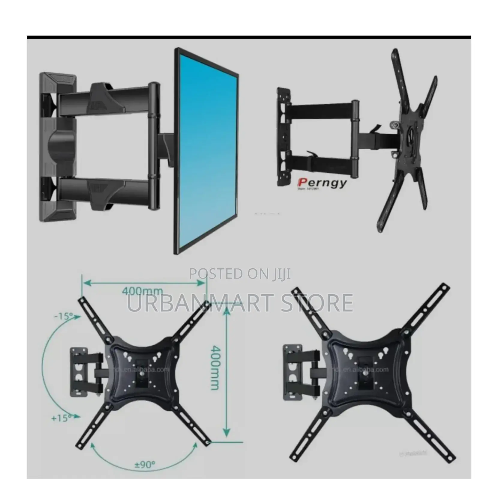Swirvel Wall Mount/ Bracket 14–55" Tv Wall Mount Tilt 50kg Load