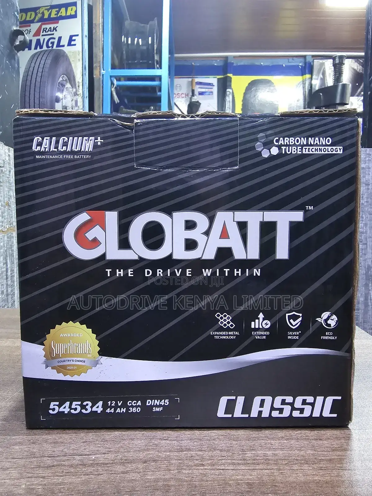 Din45 Globatt Car Battery