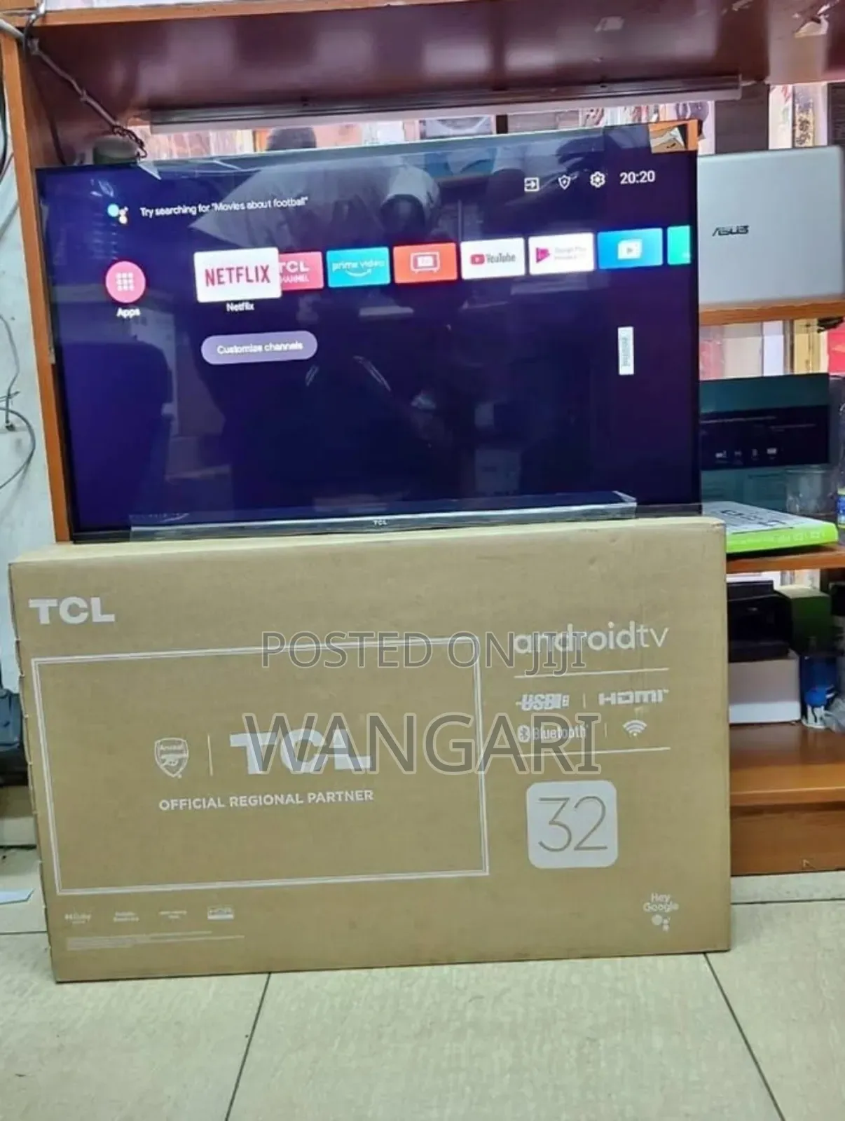 Wifi Enabled TCL 32 Inch Smart Android