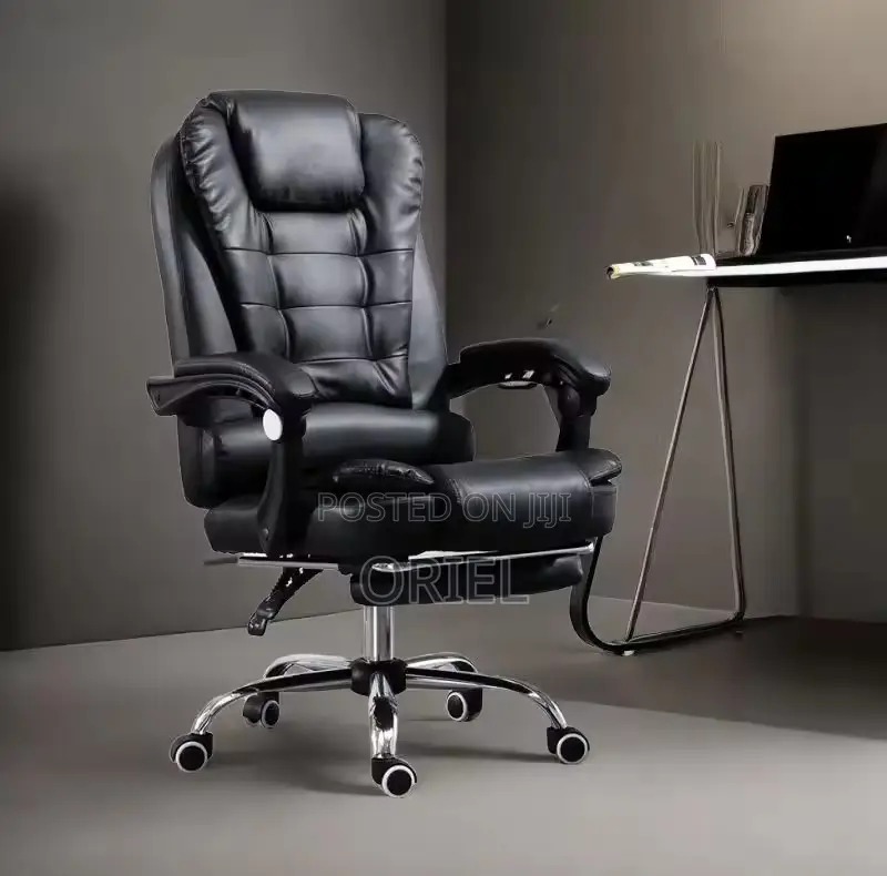Office Chairs: Comfortable High-Back Leather Executive Chair