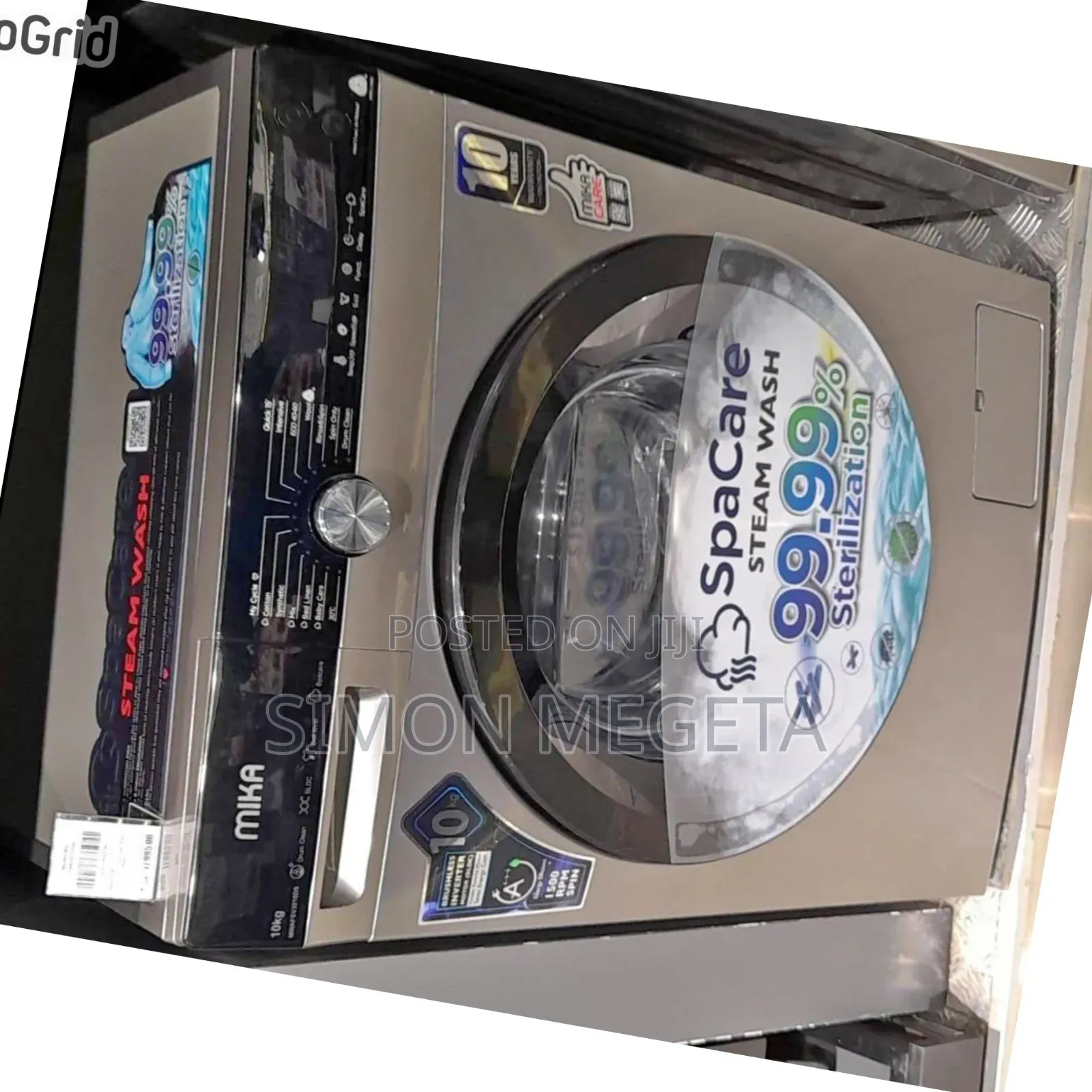 In Stock Mika Full Automatic Washing Machine 10 KGS