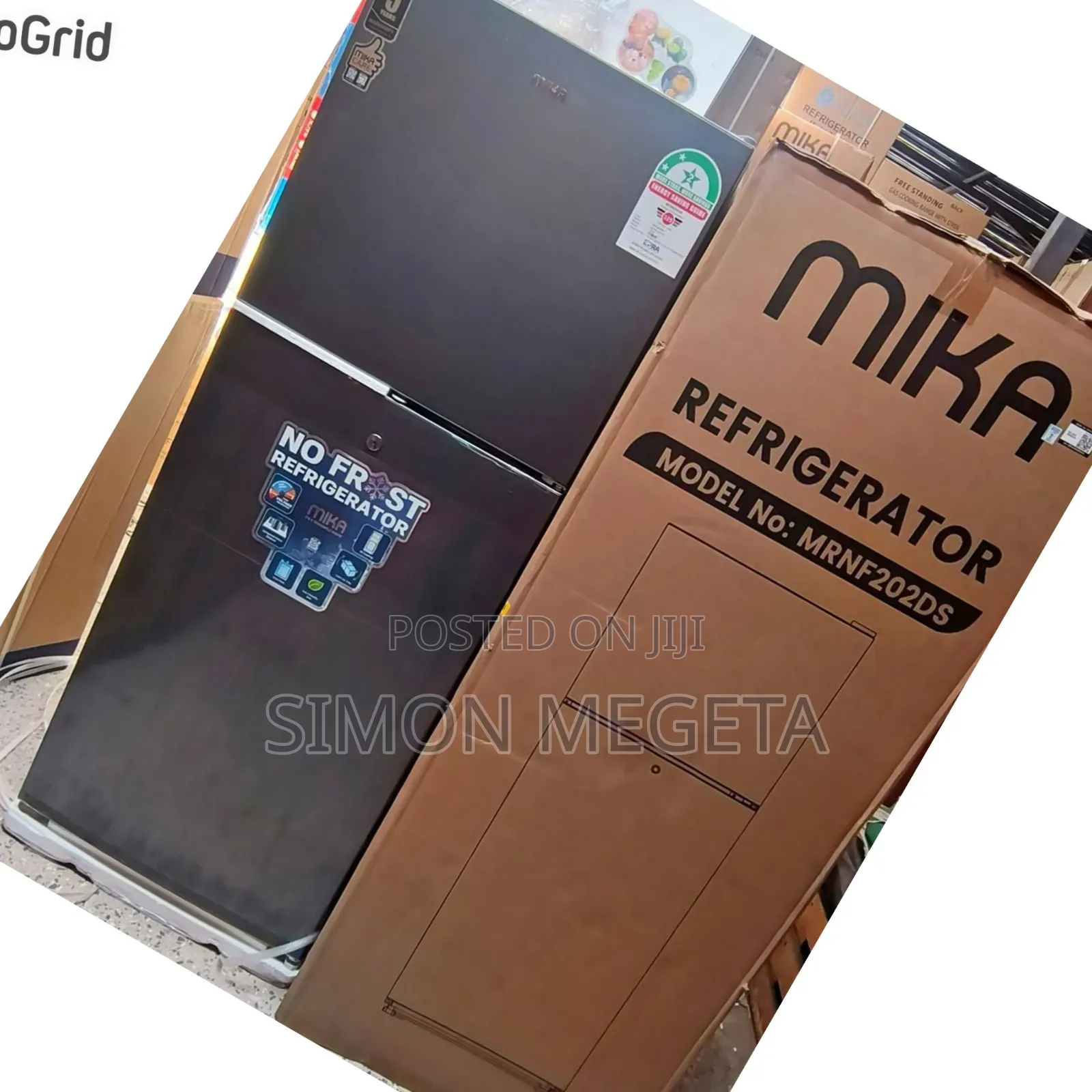 Restocked Mika 247 Litres Double Door Fridge