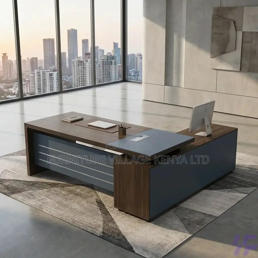 Office Desk; 1.8m L-shaped Executive Office Desk