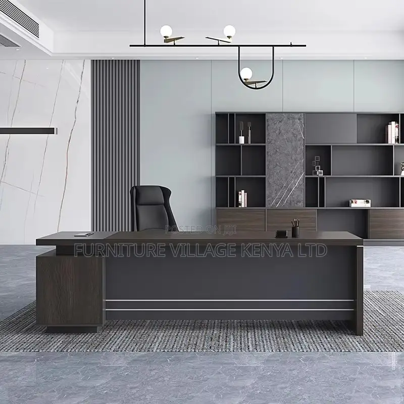 Office Desk; 1.8m L-shaped Executive Office Desk