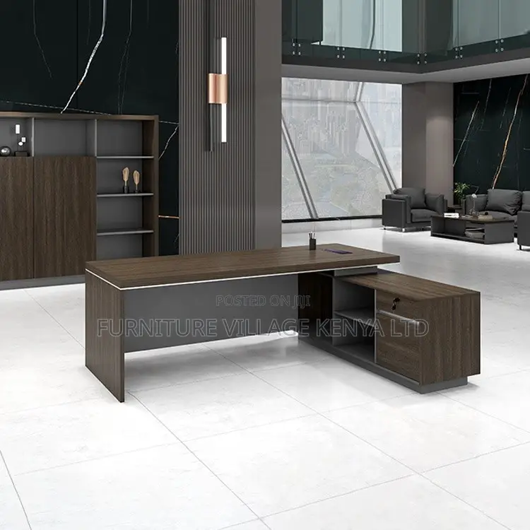 Office Desk; 1.8m L-shaped Executive Office Desk