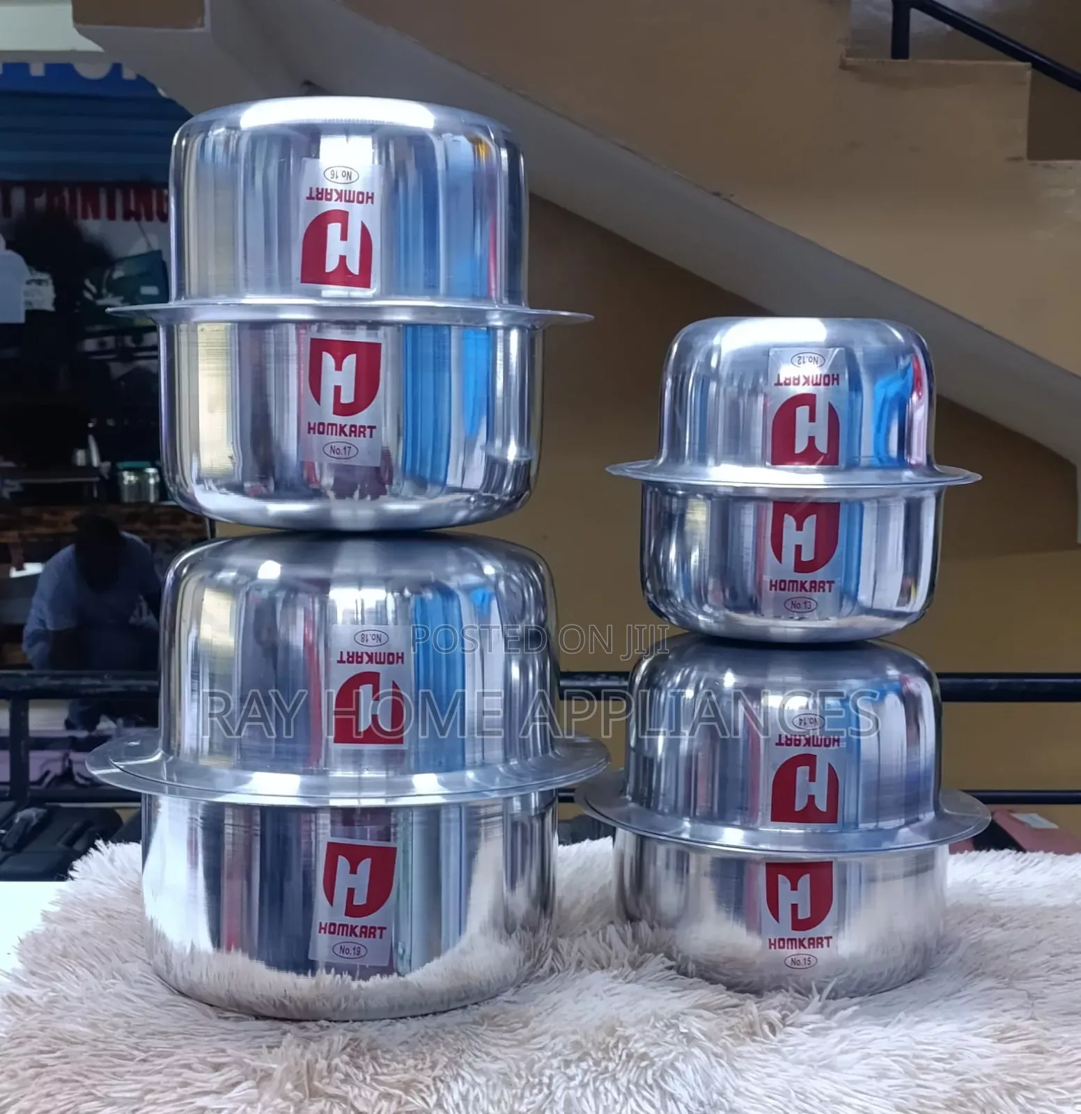 Homkart Heavy Duty Sufuria
12pieces