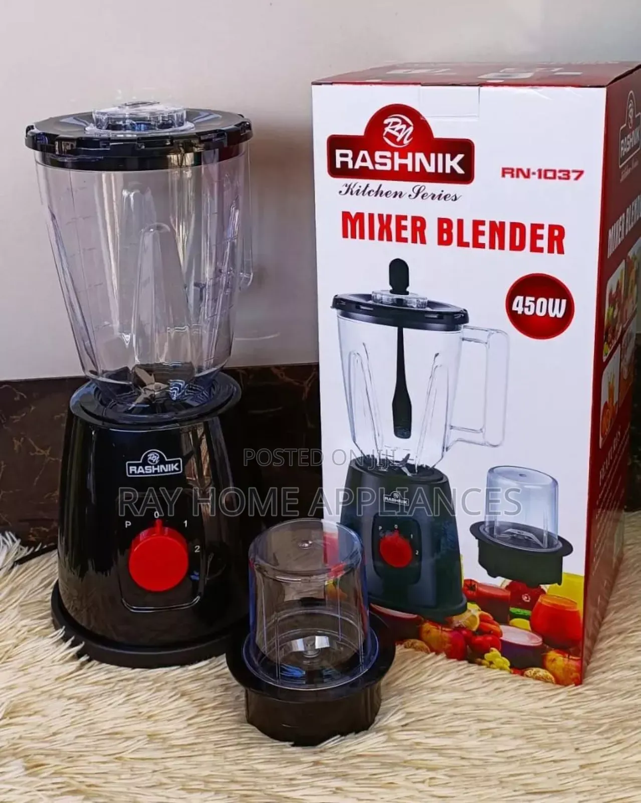 450watts 2 in 1 Electric Blender Rashnik