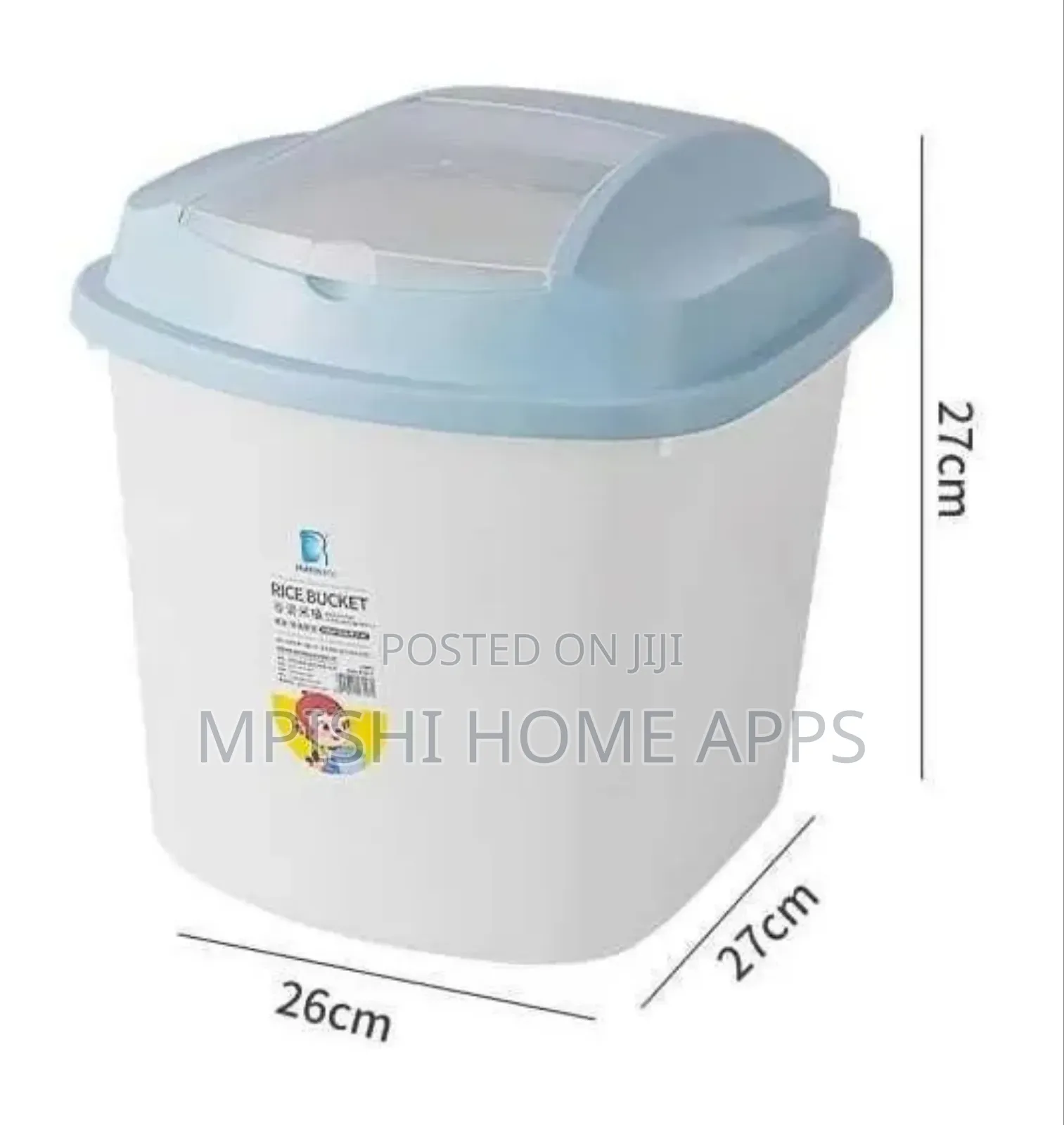 10kg Airtight Plastic Rice and Cereal Storage Bucket