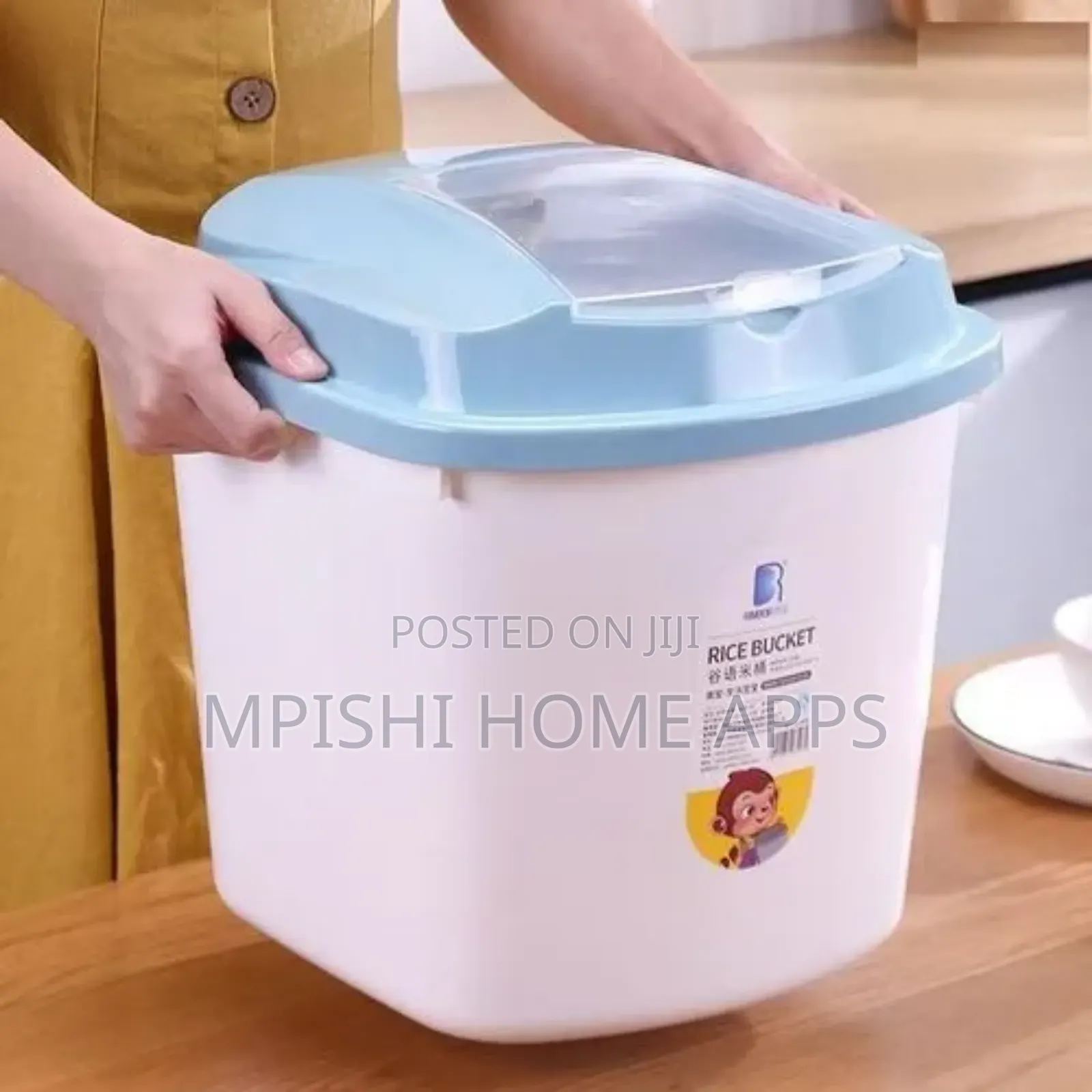 10kg Airtight Plastic Rice and Cereal Storage Bucket
