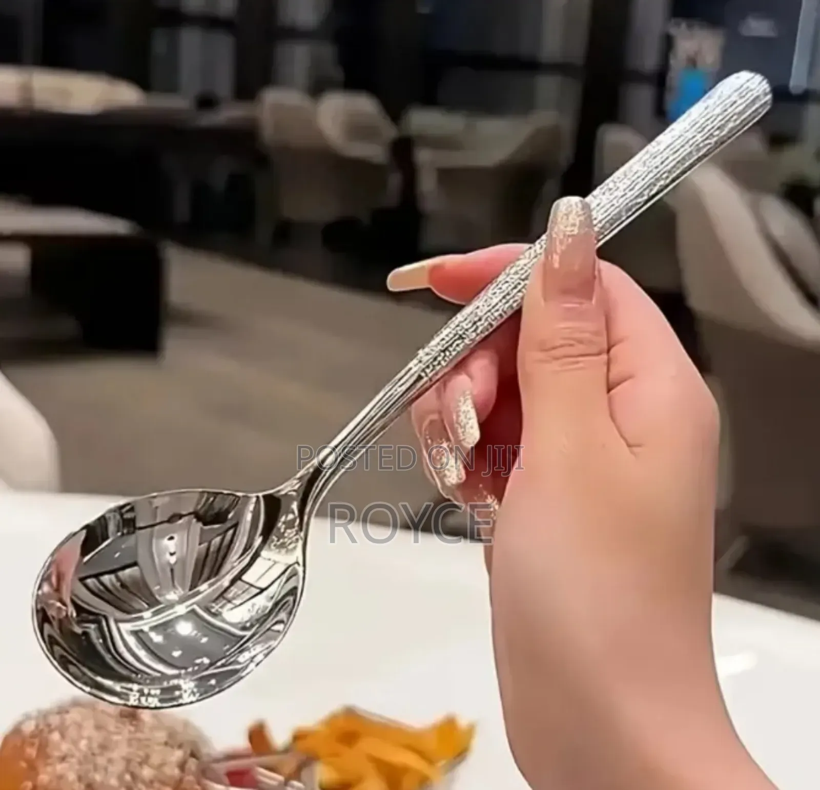 304 Stainless Round / Soup Spoon-6pcs