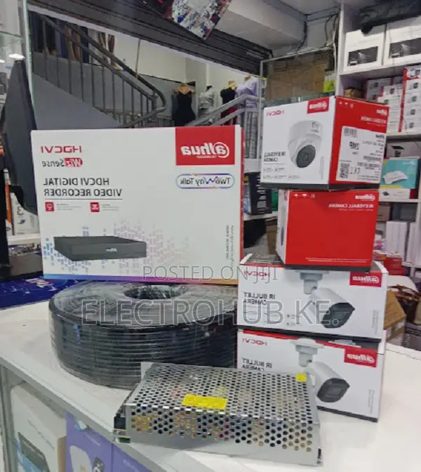 4 Cctv Camera Dahua Cctv Security Cameras / Dahua 4 Channel
